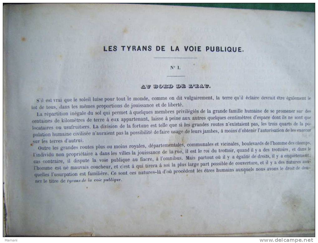 La Chapitre Des Accidents -a. Alhoy 1802-1856-manque 7 Chapitres- - 1801-1900