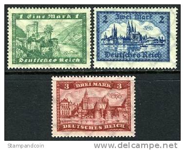 Germany #337-39 Mint Hinged Set From 1924 - Ongebruikt