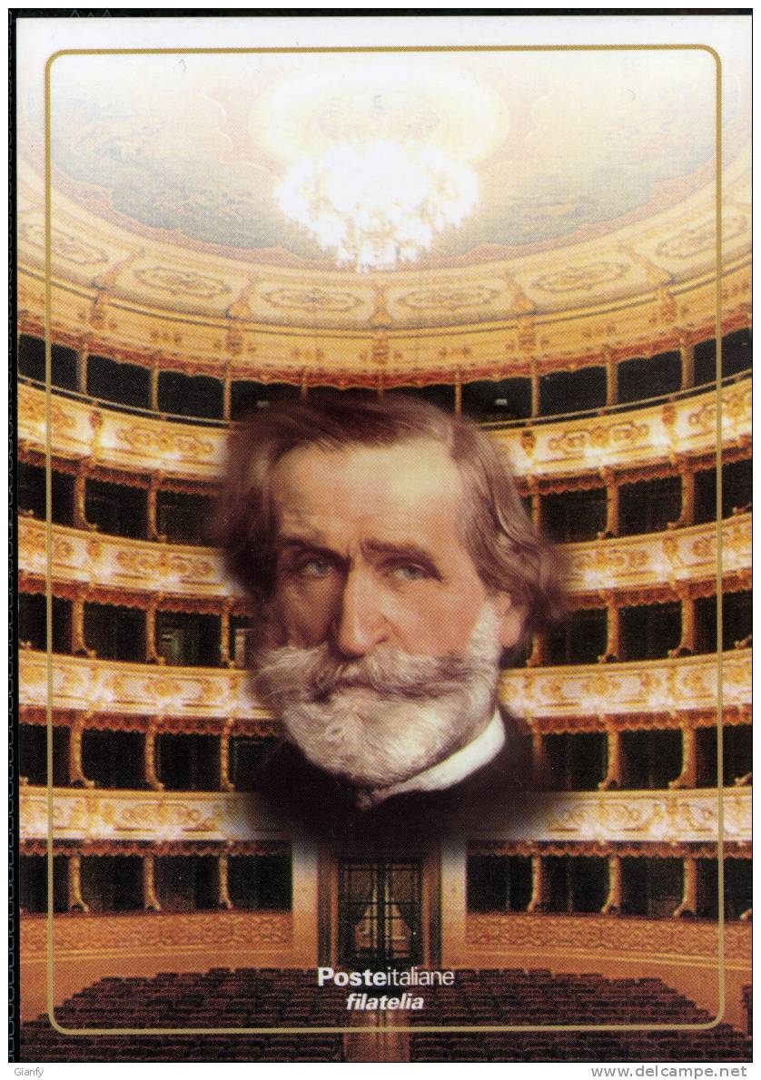 ITALIA MAXIMUM MAXIMA MELODRAMMA OPERA LIRICA VERDI 2001 PARMA (PR) SASSONE 2523 PERFETTA - Maximum Cards