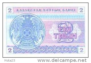 Kazakhstan - 2 Tyn 1993 Year- !!!  DIGIT NUMBER  Right  !!!-  UNC - Kasachstan