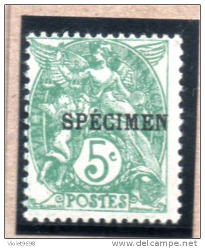 FRANCE : TP N° 111 ** - 1900-29 Blanc