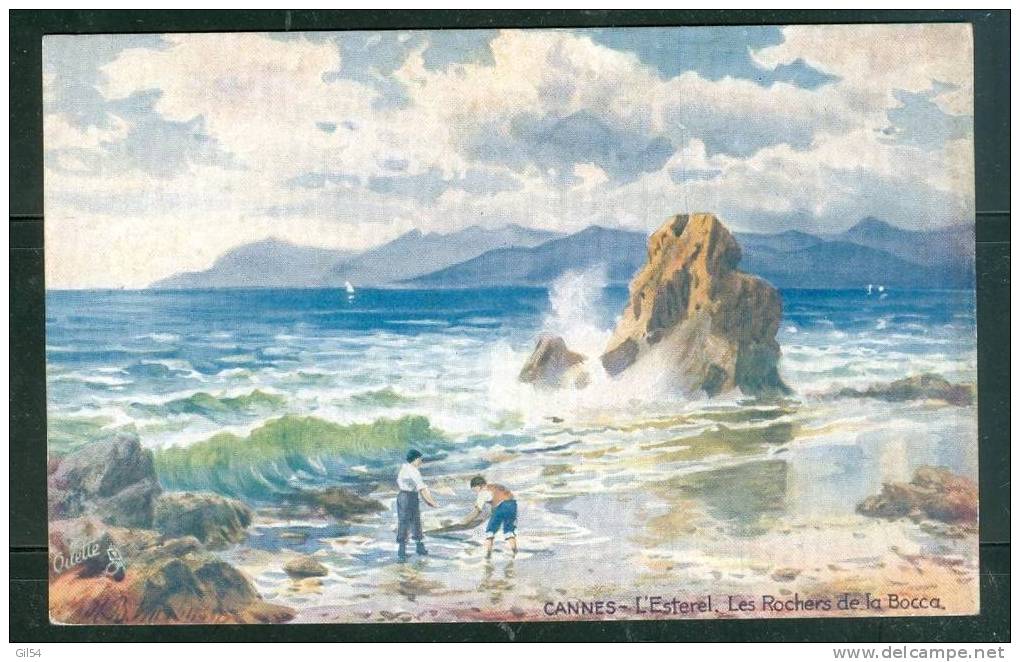 Cannes - L'esterel , Les Rochers De La Bocca , Illustration Tuck - Px67 - Tuck, Raphael