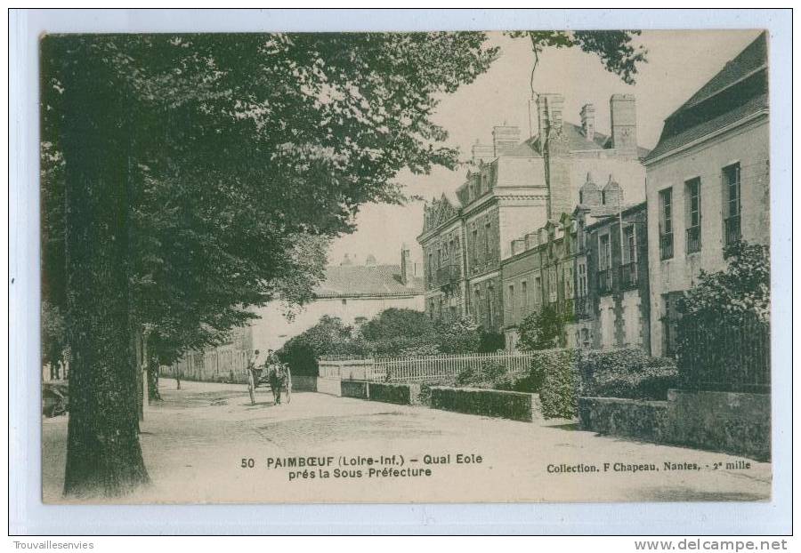 50. PAIMBOEUF - QUAI EOLE Près La Sous-Préfecture - Paimboeuf