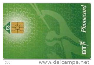 # UK_BT BCD-A11 Green BT Logo (exp 31/03/2000) 3 Gem1   Tres Bon Etat - BT Algemeen