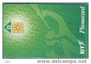 # UK_BT BCD-A7 Green BT Logo (exp 06/98) 5 Gem1   Tres Bon Etat - BT General