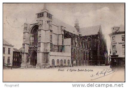 BELGIQUE:DIEST:(Brabant Flamand):L´Eglise Saint-Sulpice.1903. - Diest