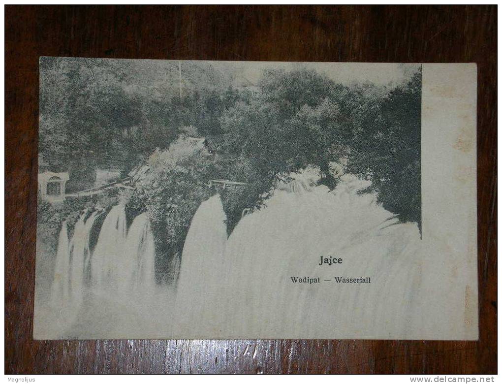 Bosnia,Jajce,Waterfalls,Wasserfall,vintage  Postcard - Bosnie-Herzegovine