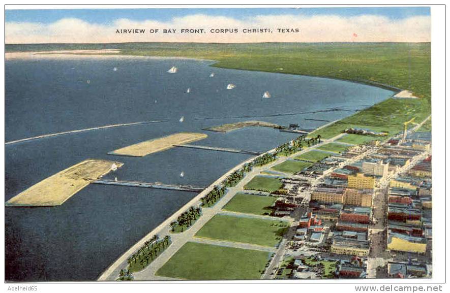 Airview Of Bay Front Corpus Christi Texas - Corpus Christi