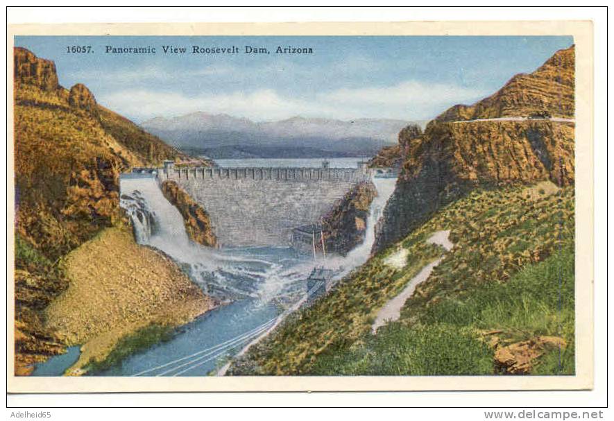 Panoramic View Roosevelt Dam Arizona - Phoenix