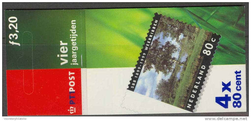 R 269 ++ NEDERLAND POSTZEGELBOEKJE 53B VIER JAARGETIJDEN POSTFRIS MNH - Booklets & Coils