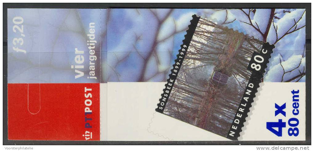 R 271 ++ NEDERLAND POSTZEGELBOEKJE 53D VIER JAARGETIJDEN POSTFRIS MNH - Booklets & Coils