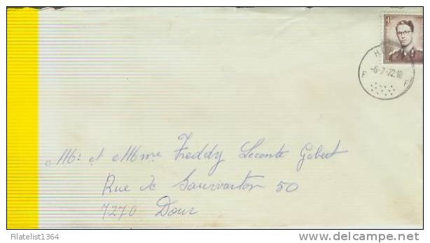 1490. HORNU F..F - Brief/enveloppe - OBP.nr. 1651 Type Marchand - Otros & Sin Clasificación