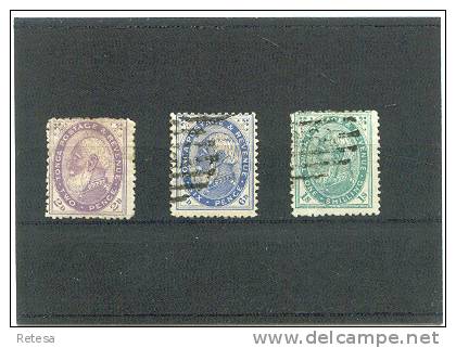 TONGA KONING GEORGE I  -  1886/92 GESTEMPELD - Tonga (1970-...)