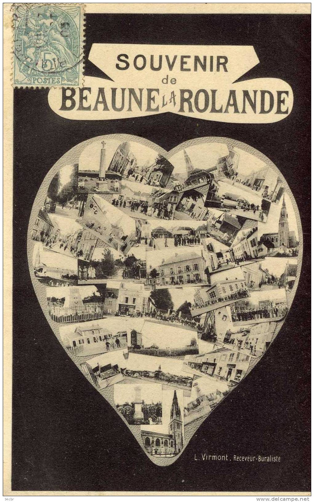 CPA (45) BEAUNE LA ROLANDE    Souvenir - Beaune-la-Rolande