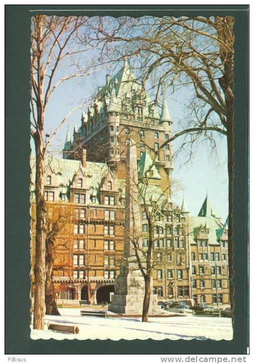 ONGELOPEN KAART - Québec - Château Frontenac