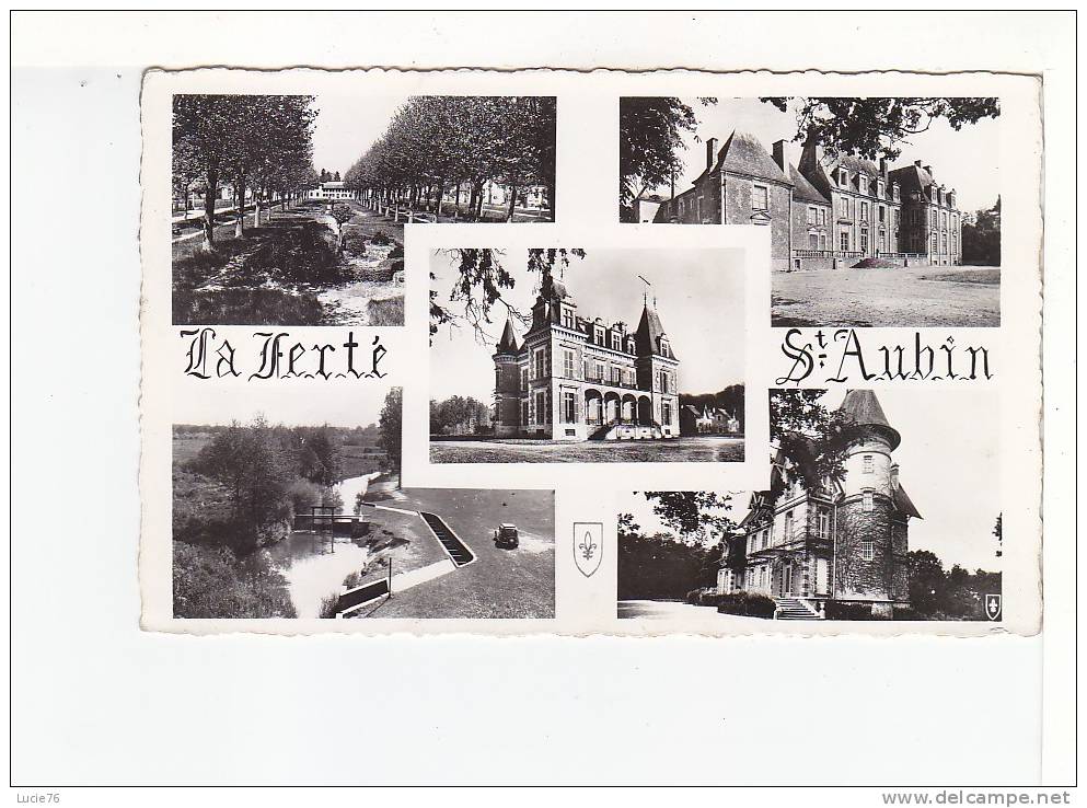 LA FERTE SAINT AUBIN  -  5 Vues  : Jardin Public - Château - Château De Chevaux - Le Cosson - La Grisonnière - N° 04 - La Ferte Saint Aubin