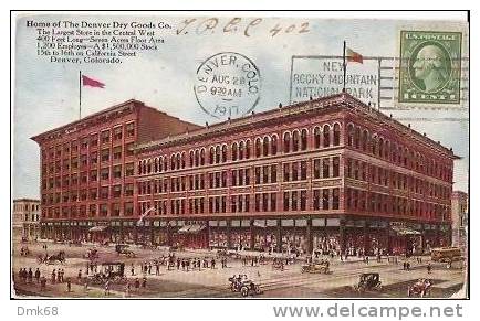 DENVER - COLORADO - USA - OLD POSTCARD - HOME OF THE DENVER DRY GOODS CO. - Denver