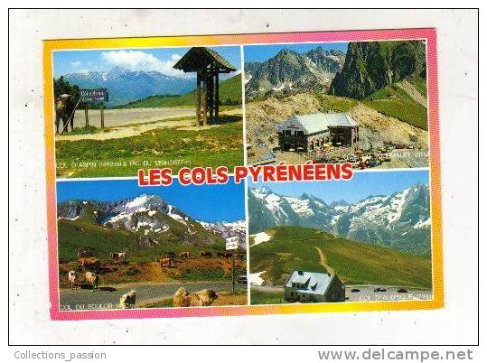 Cp, Midi-Pyrénées, Les Cols Pyrénéens, Multi-Vues, Voyagée - Midi-Pyrénées