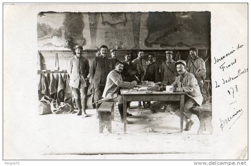 FRONT De CHAMPAGNE.  9.8.1916.  Le Secteur Postal 178.  Carte Photo. - War 1914-18