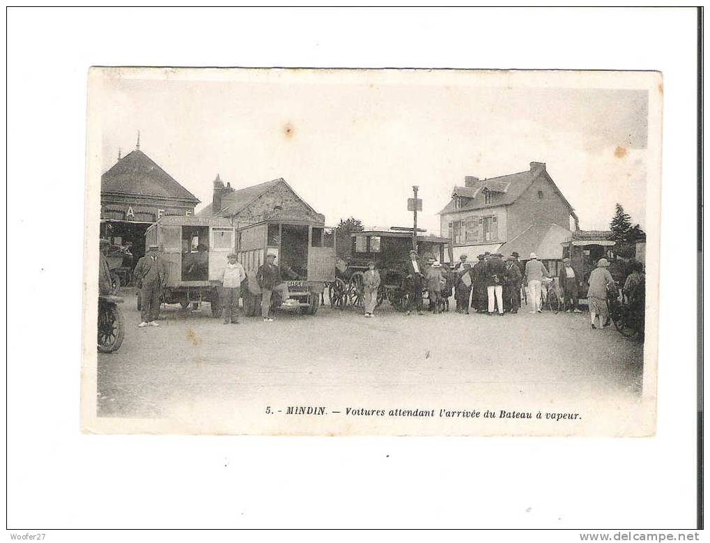 SAINT BREVIN LES PINS   MINDIN Voitures Attendant L'arrivée Du Bateau à Vapeur(très Animée) - Saint-Brevin-les-Pins