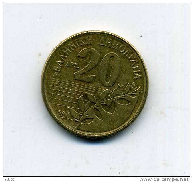 - MONNAIE GRECE . 20 DR. 1990 - Griekenland