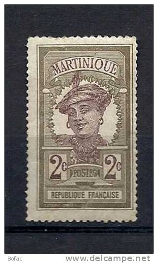 62  *  Y  &  T     Martinique (martiniquaise)   02/08 - Unused Stamps