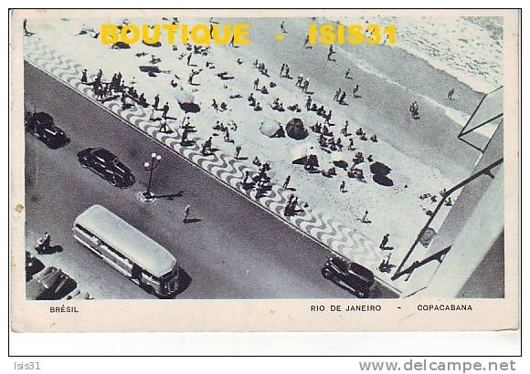 Brésil - Autobus - Voitures - Automobile - RF15312 - Rio De Janeiro - Copacabana - état - Copacabana