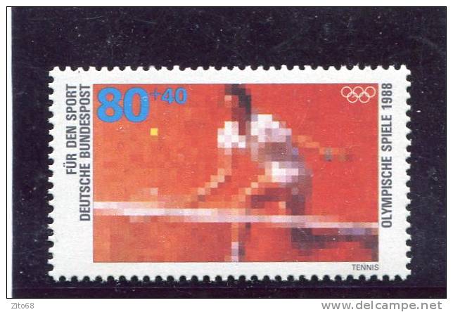 ALLEMAGNE Germany 1988 Y&T 1186** - Tennis