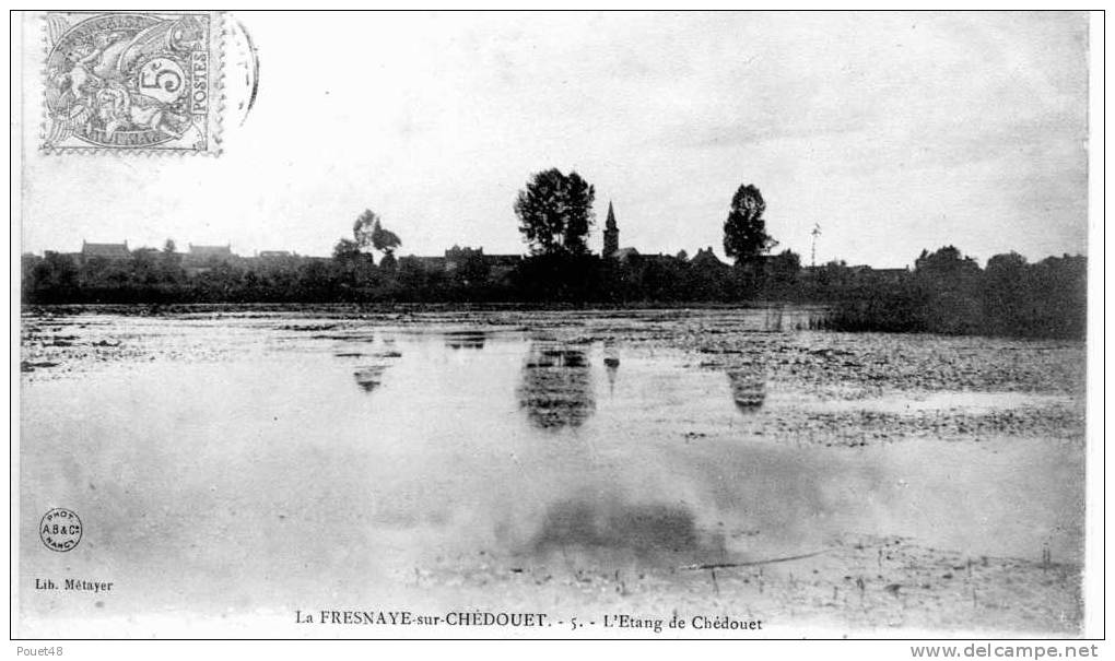 72 - LA FRESNAYE SUR CHEDOUET - L'étang De Chédouet - La Fresnaye Sur Chédouet