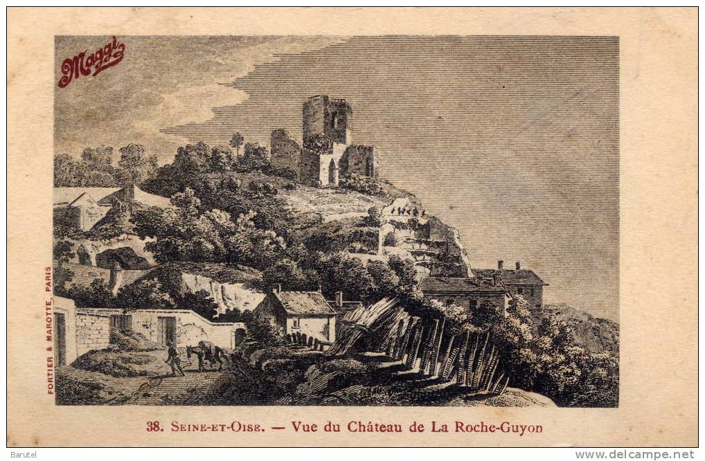 LA ROCHE GUYON - Vue Du Château - - La Roche Guyon