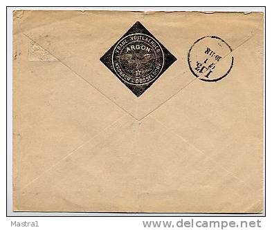 BAYERN PU11 B5/04 Privat-Umschlag ARGON Kronach 1906  Kat. 13,00 € - Postal  Stationery