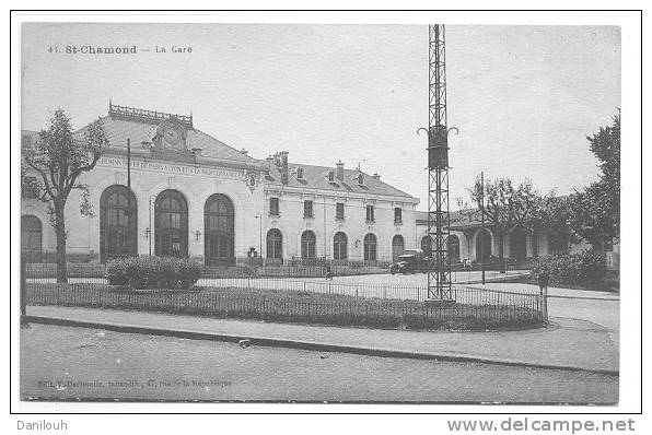 42 // SAINT CHAMOND - La Gare, Vue Extérieure - Saint Chamond