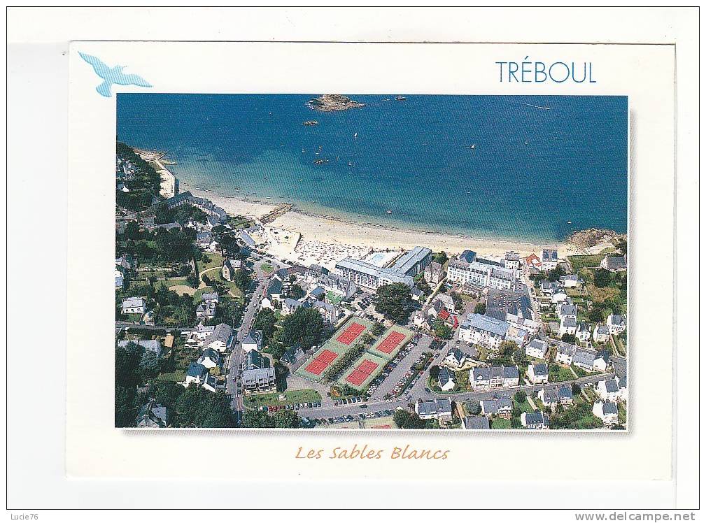 TREBOUL -  La Plage Des Sables Blancs, Le Centre De Rééducation Fonctionnelle Et La Résidence Pierre & Vacances - - Tréboul