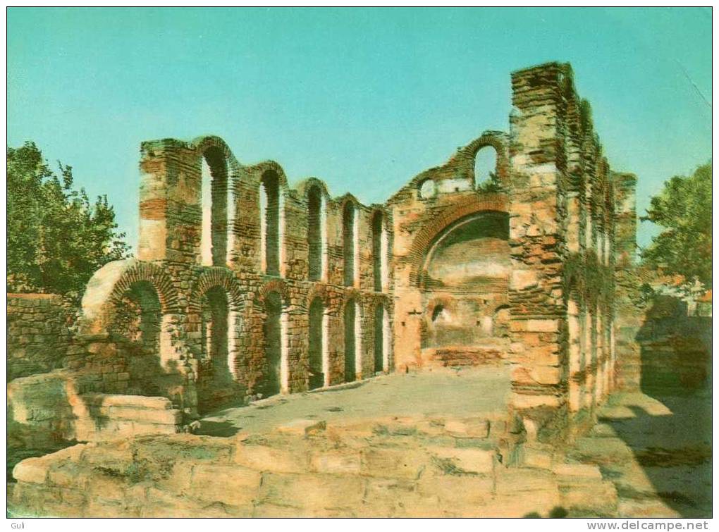 BULGARIE - Nessèbre, L´ancienne église Métropolitaine VI E Siècle  * PRIX FIXE -Editions: N° A- 268 /1962 - Bulgarie
