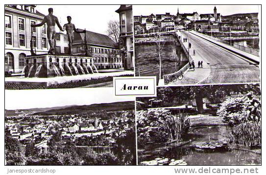 AARAU - Multi-View CP - Echte Photo - Aargau Canton - SUISSE - Aarau