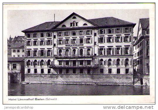 HOTEL LIMMATHHOF BADEN (Schweiz) - Echte Photo - Argovie Canton - SUISSE - Baden