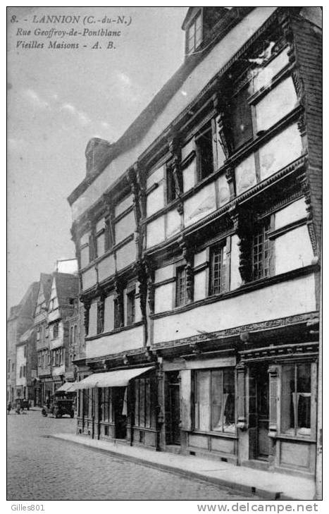 LANNION - Rue Geoffroy De Pontblanc - Lannion