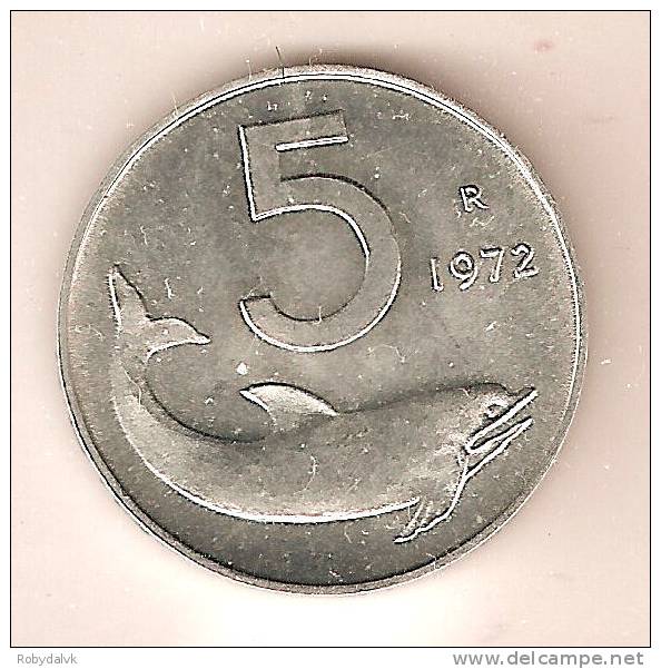 ITALIA REPUBBLICA - 5lire Italma - 1955 - 5 Lire