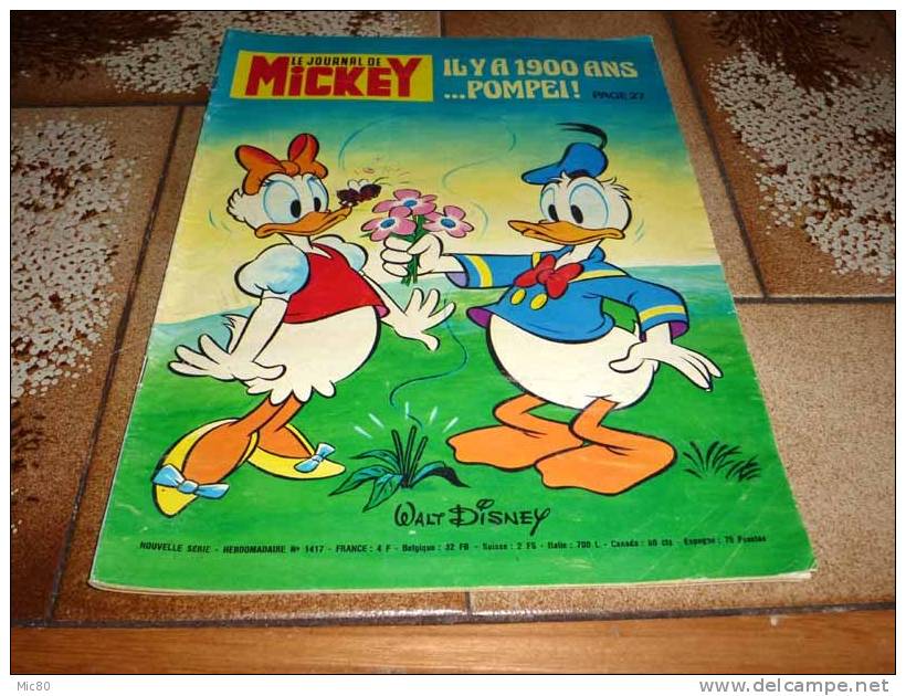 Le Journal De Mickey N° 1417 - Journal De Mickey