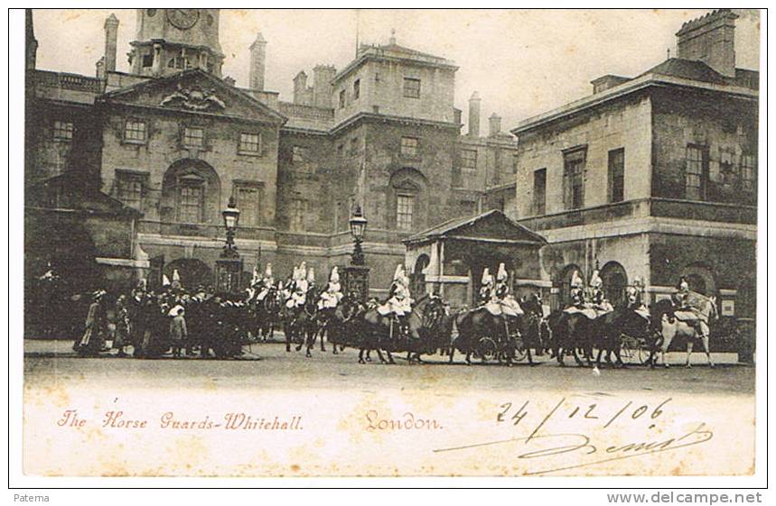 Postal, LONDON 1906 (Inglaterra) , Post Card, Postkarte, - Cartas & Documentos