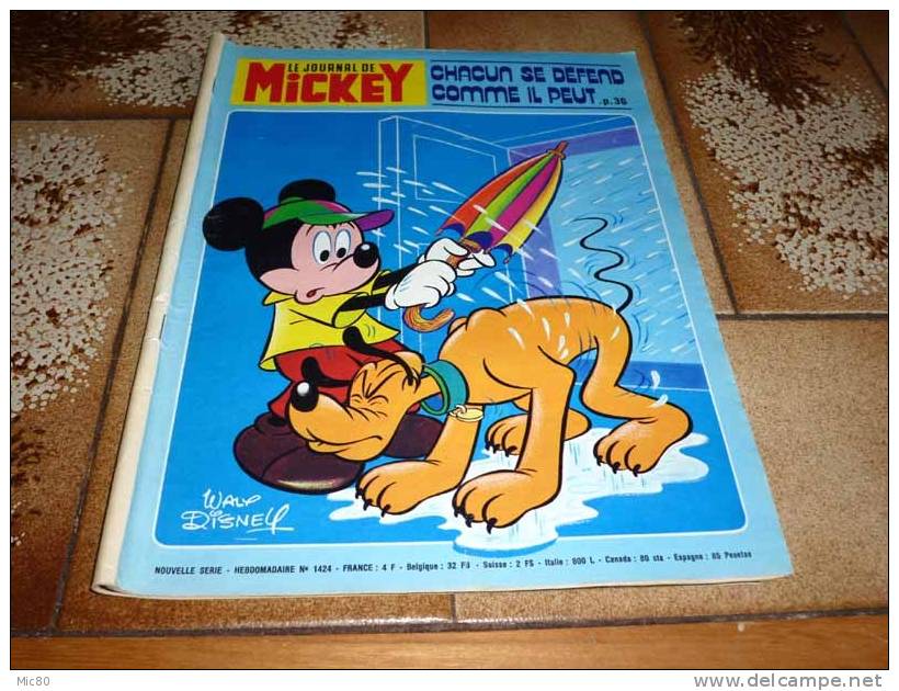 Le Journal De Mickey N° 1424 - Journal De Mickey