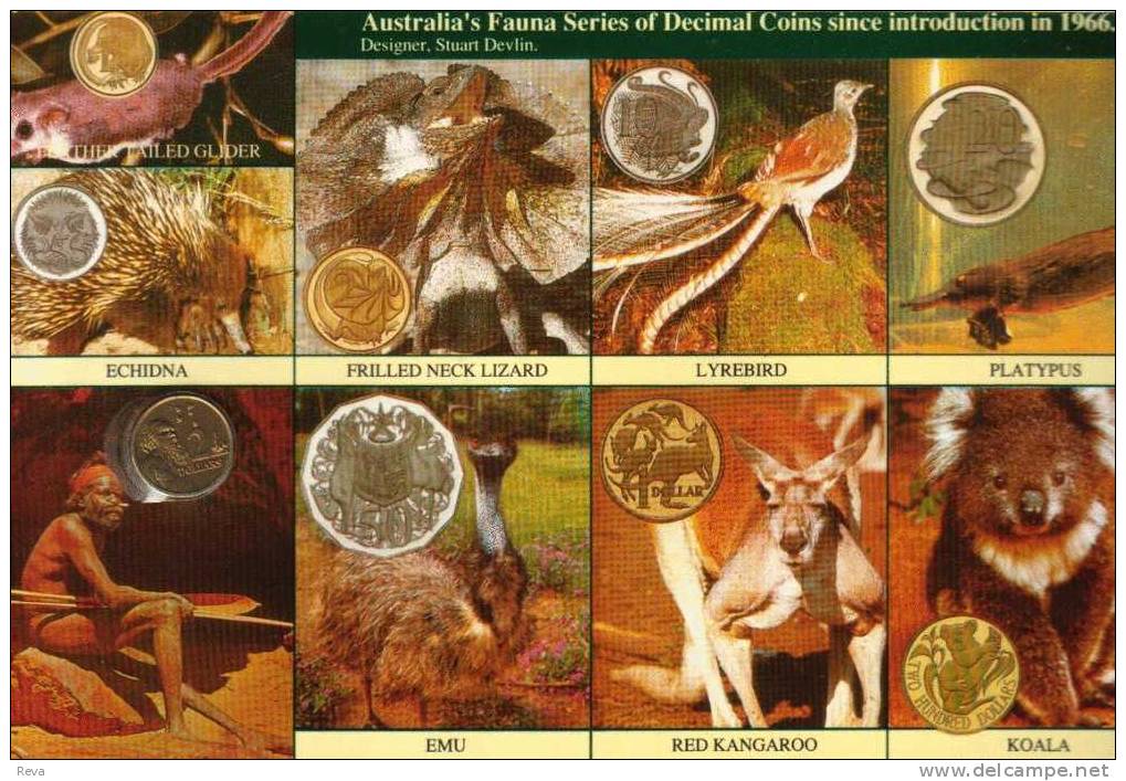 AUSTRALIA $2 LAST ISSUE LAST SIGNATURE ND(1985) & 1ST $2 COIN 1988 JOINT ISSUE WITH MINT IN FOLDER UNC  READ DESCRIPTION - Other & Unclassified