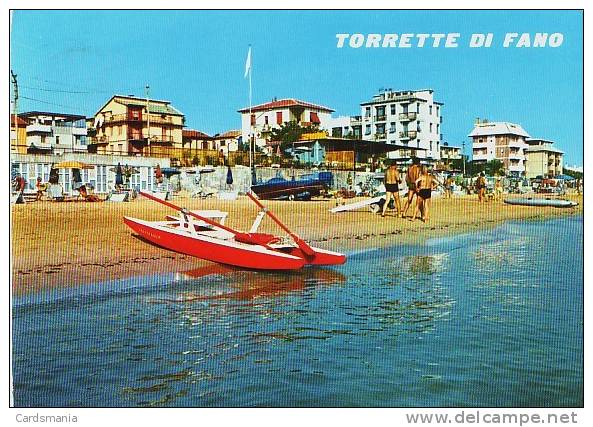 02691-Torrette Di Fano(Pesaro-Urbino)-Alberghi E Spiaggia - Fano