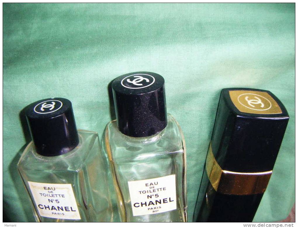 Lot De 3 Flacons -vide-  Chanel-           ´- - Flacons (vides)