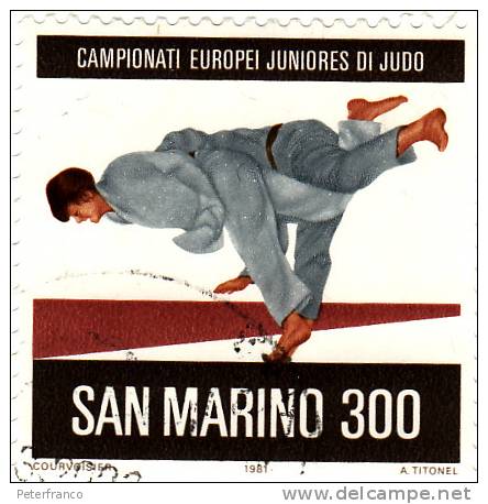 B-1981 San Marino - Campionati Europei Juniores - Judo