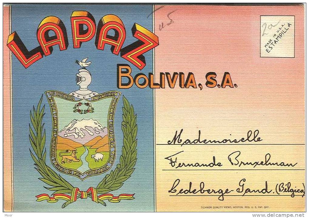 Pk La Paz:2:Souvenir Folder - Bolivie