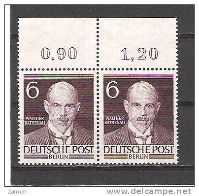 BERLIN  Paire Du N° 79 Neuf ** (bord De Feuille) - Unused Stamps