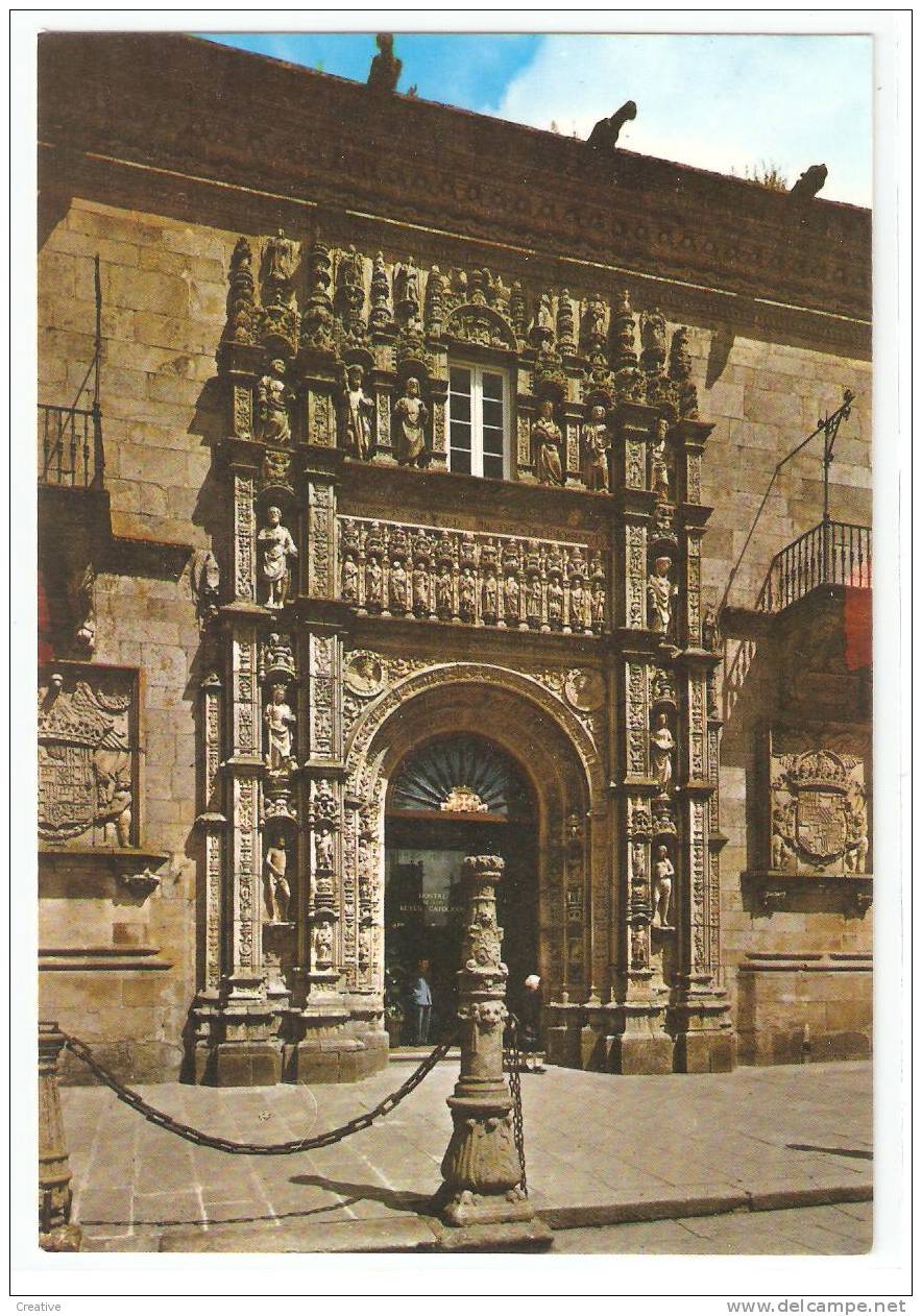 España. Espagne.SANTIAGO DE COMPOSTELA.Hôtel Des Reyes Catolicos - Santiago De Compostela