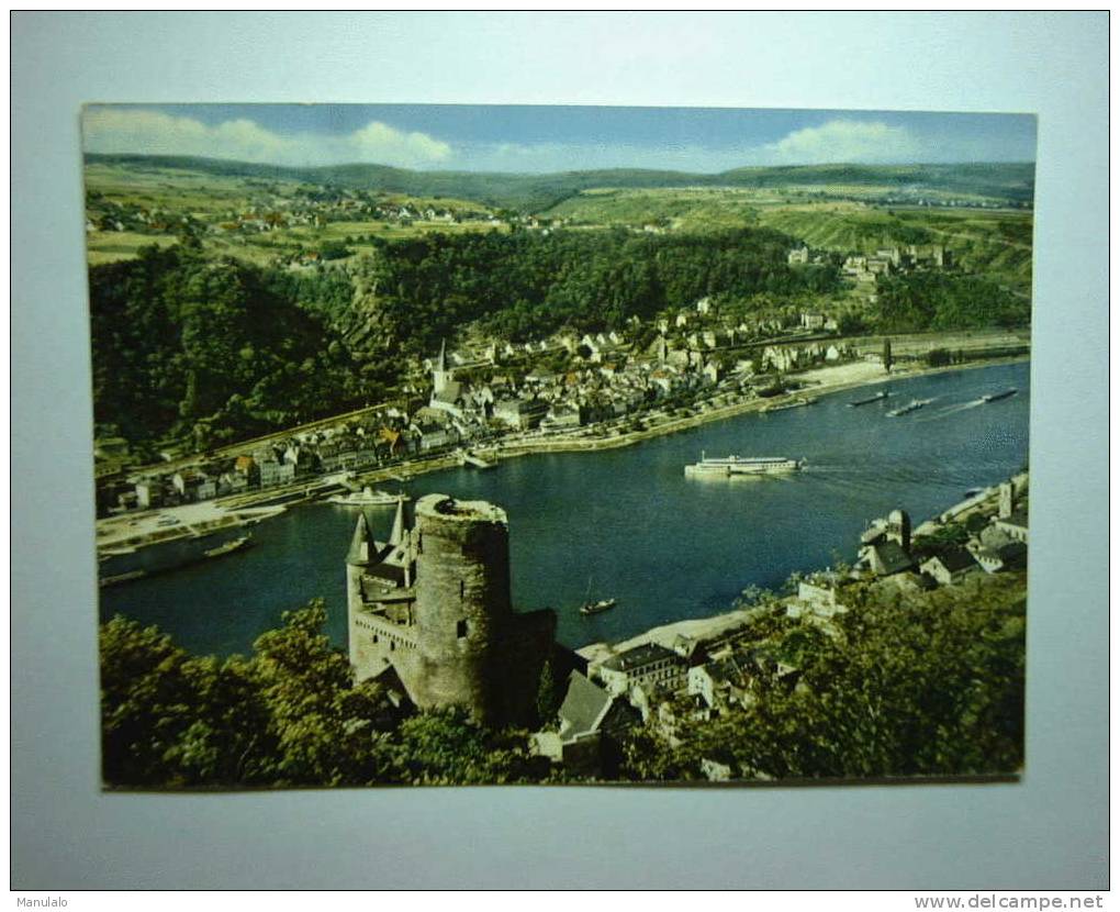 Blick Auf St Goar Und Burg Katz Am Rhein - St. Goar