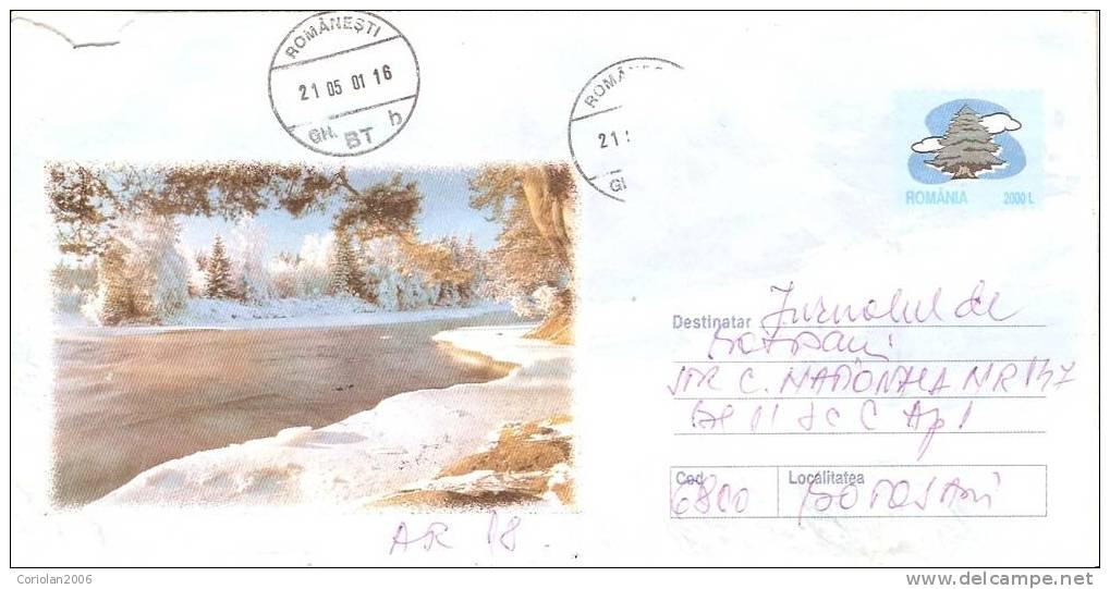 Romania / Postal Stationery / Cancellation ROMANESTI - Naturaleza